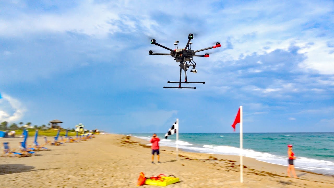 Will These Rescue Drones Replace Lifeguards? 4k Video