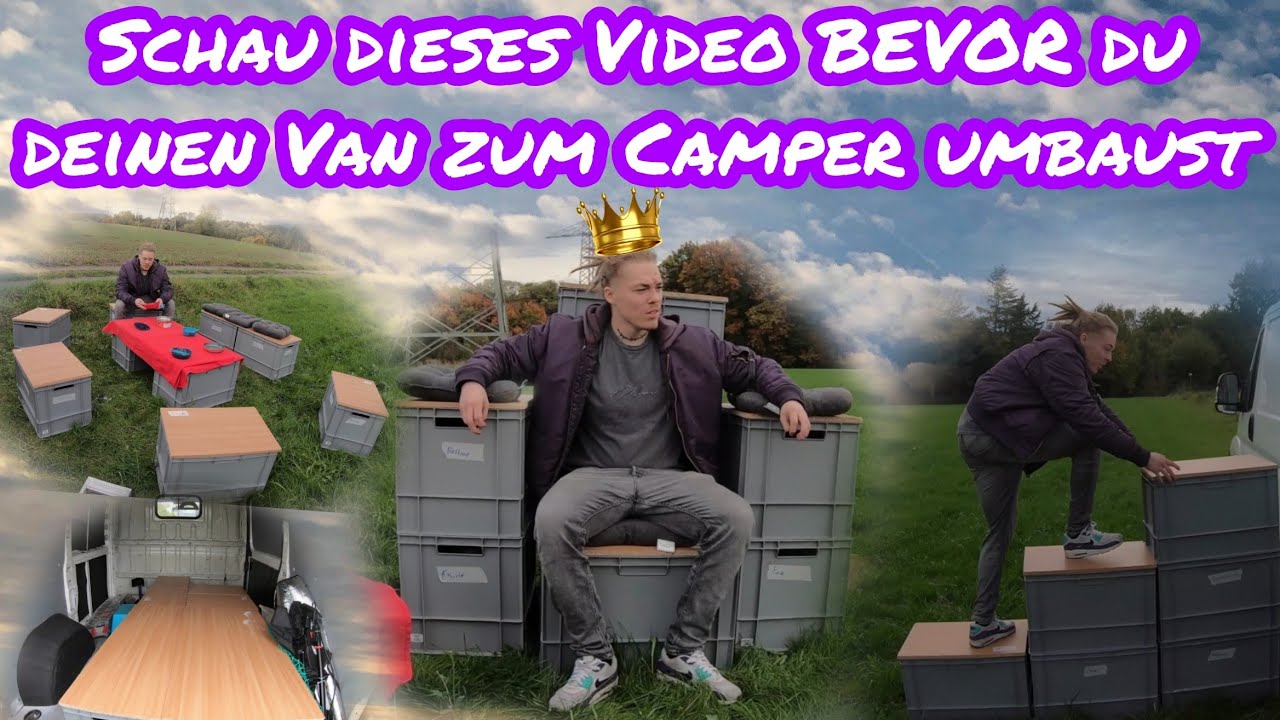 Mein Camping Baukasten System im Van