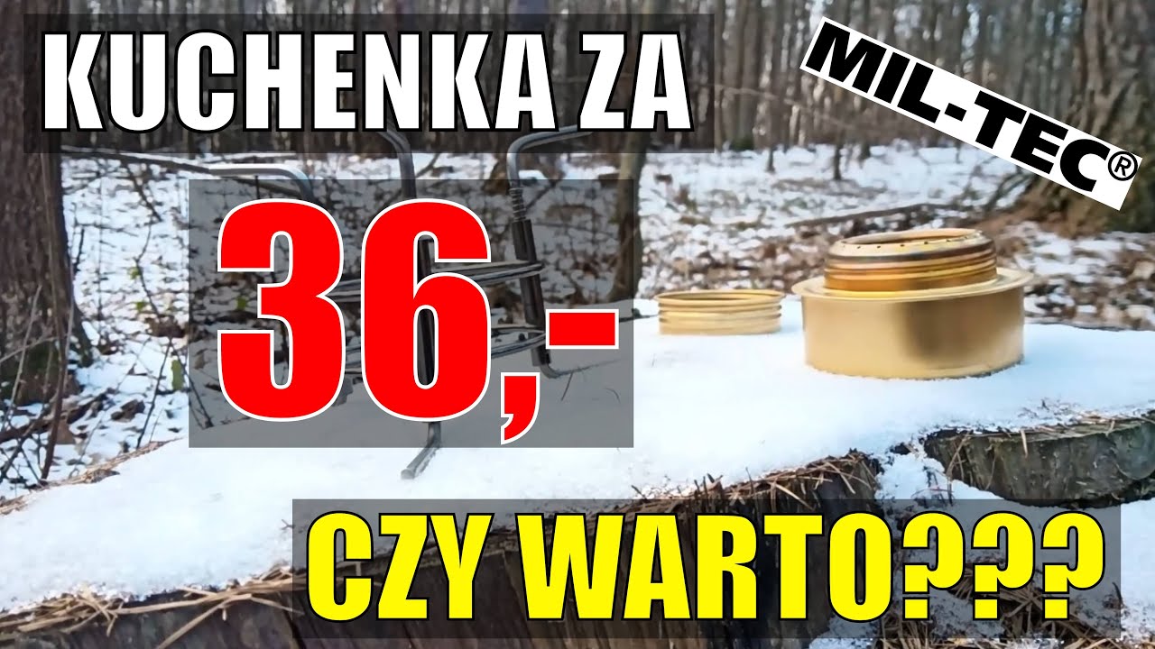 Kuchenka na alkohol Mil-Tec, Test, Recenzja, Modyfikacja