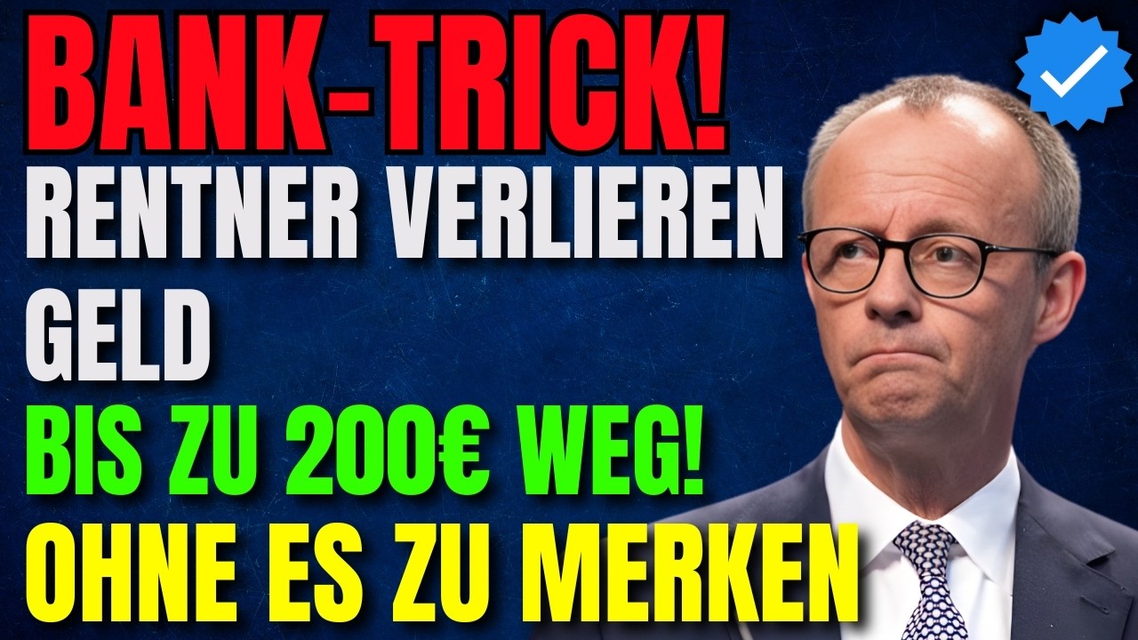 Rentner aufgepasst: Diese Bankregel kostet Sie bis zu 200€ im Jahr (völlig legal!)