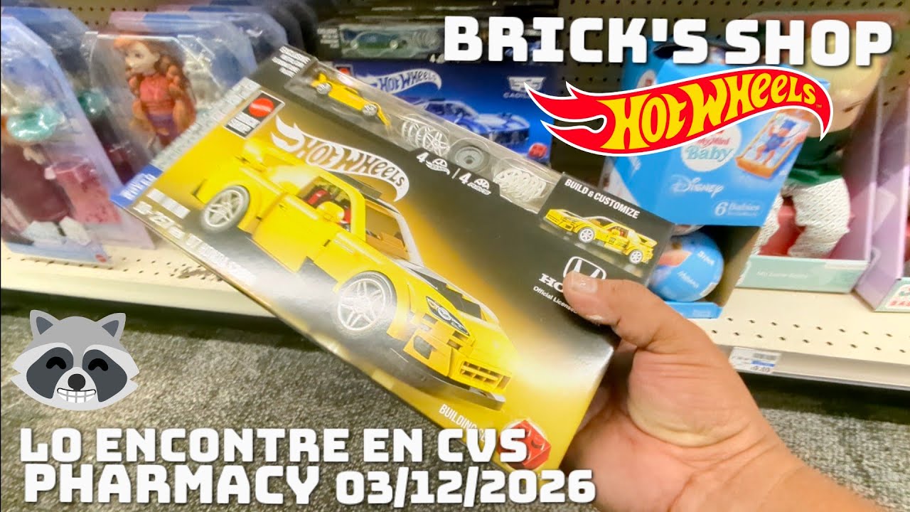 Honda S2000 bricks shop 🔥 Hot Wheels 🔥 lo encontre en CVS 🦝👍 pharmacy 