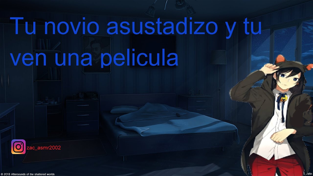 Tu novio asustadizo y tu ven una película de terror