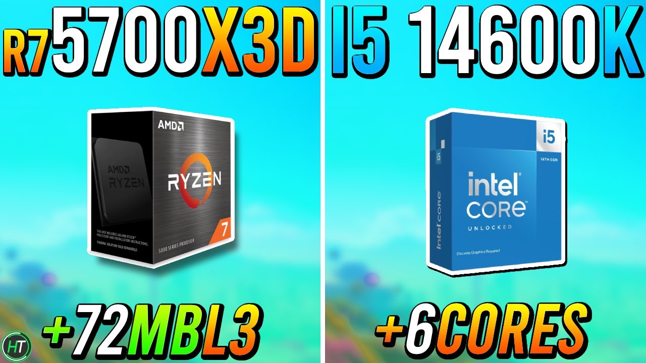 Ryzen 7 5700X3D против Intel i5 14600K — AM4 или 1700?