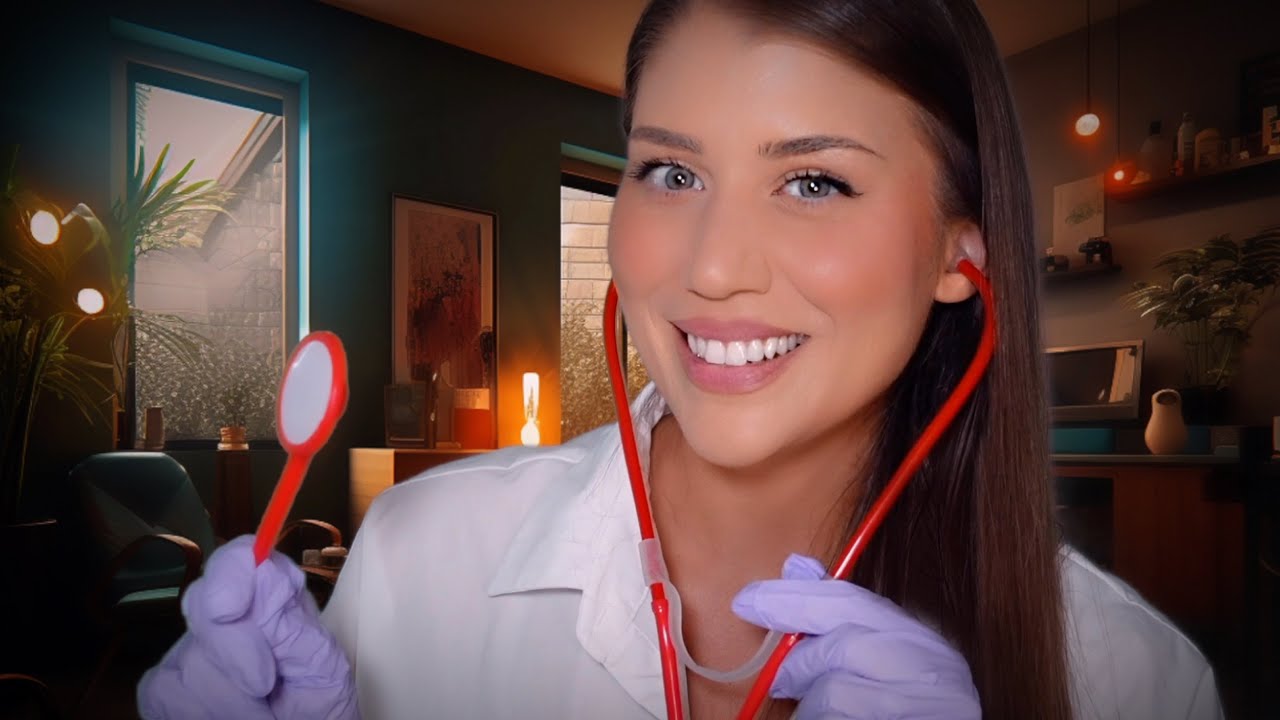 ASMR | Detailed Cranial Nerve Exam (Italian Accent) 🇮🇹