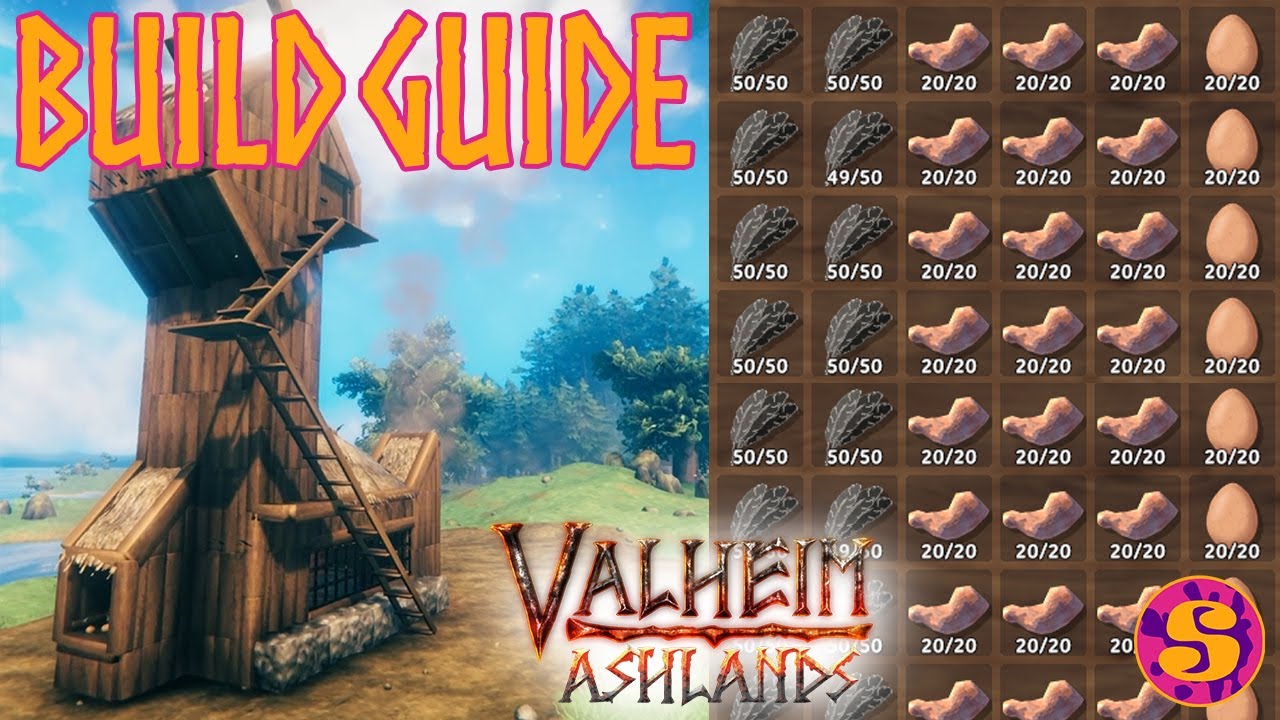 EASY and EXPANDABLE chicken, feather and egg farm in Vanilla Valheim - build guide