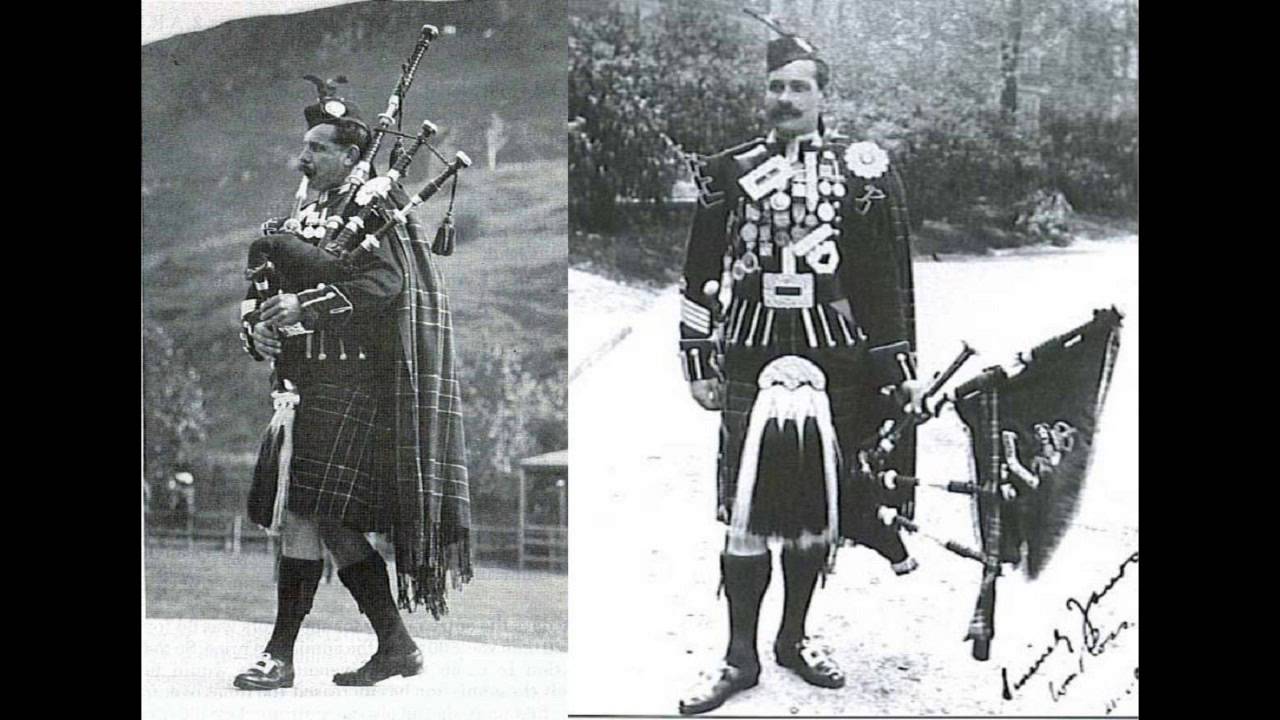 Pipe Major Willie Ross- 74th's Farewell to Edinburgh, Strathspey, Reel (1910-1939) Bagpipes