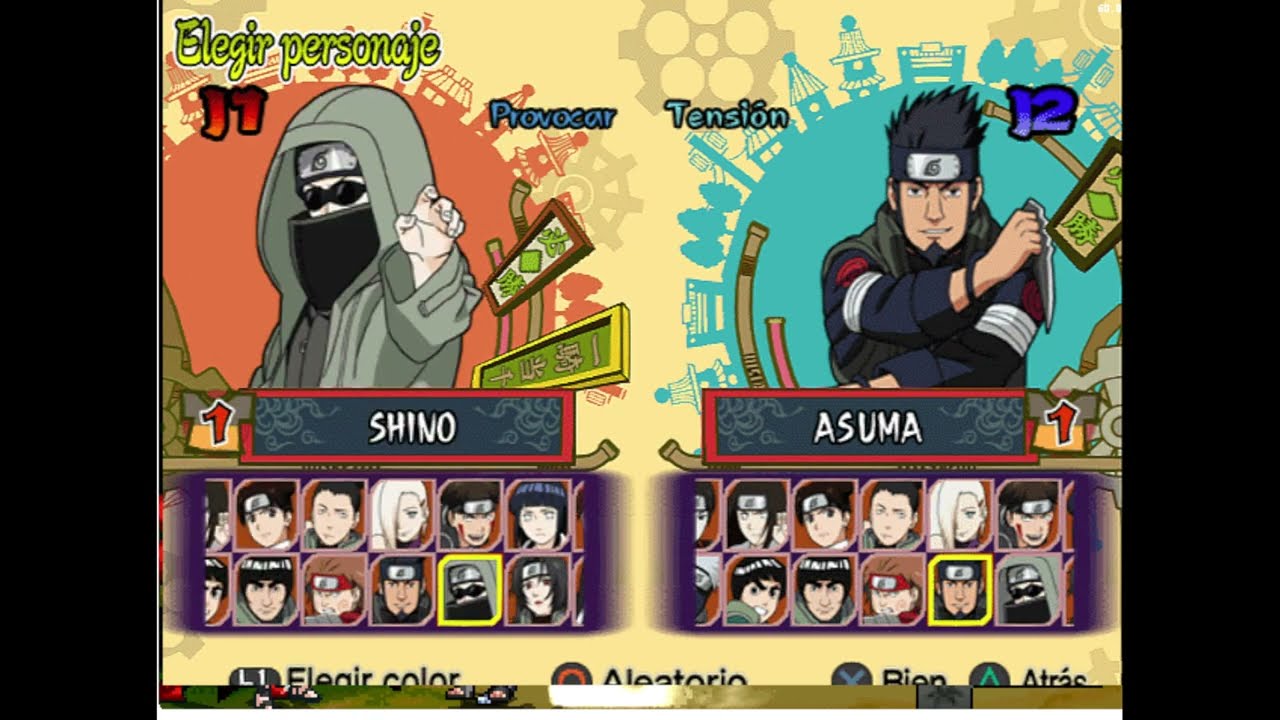 Naruto Shippuden Ultimate Ninja 5 (Mugen) ALL CHARACTERS Longplay 10/21