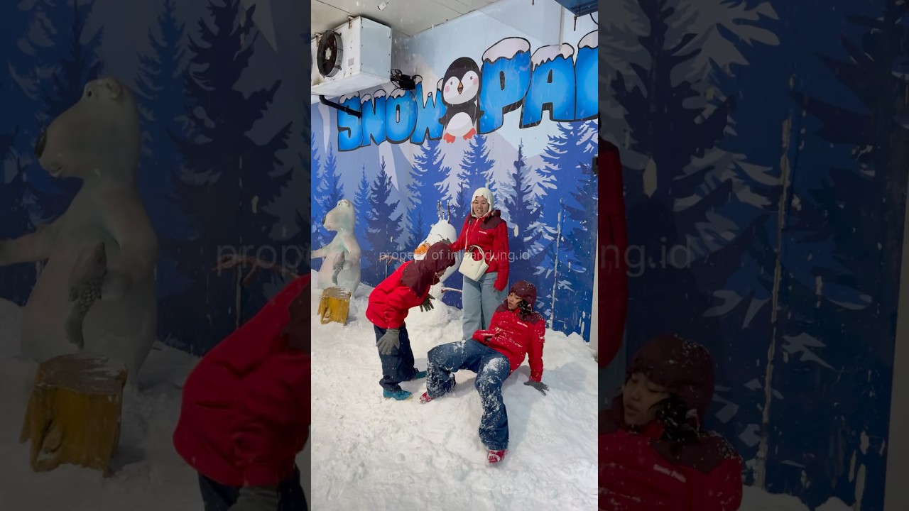 SnowPark Panama Park 825 Bandung | weekday 50k, weekend 70k.#bandung #panamapark #snowpark #shorts