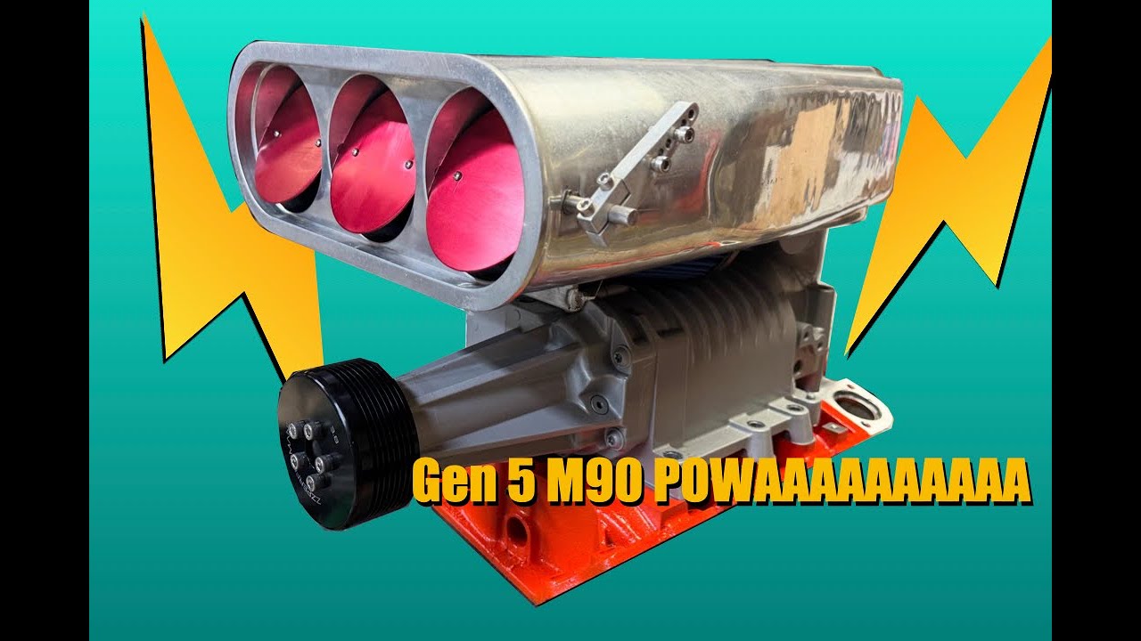 Building the baddest Gen 5 M90 Supercharger!! It rips!!