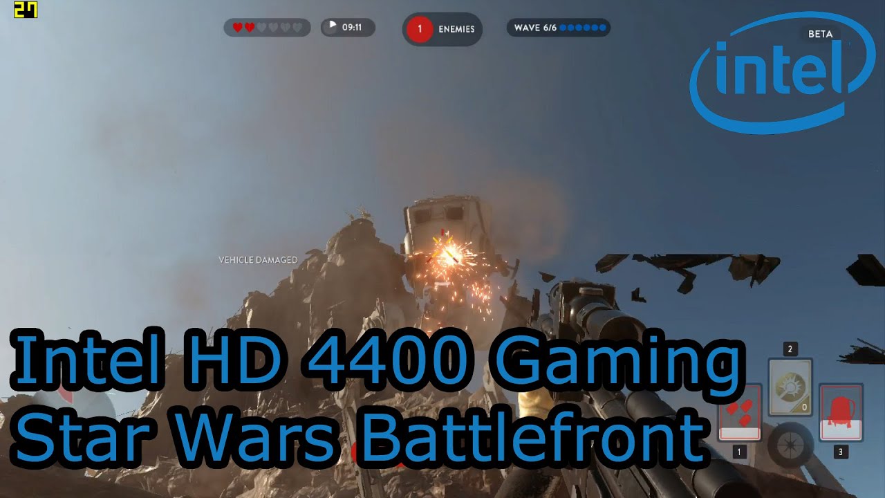 Intel HD 4400 Gaming - Star Wars Battlefront - i3-4005U i5-4210U i7-4600U