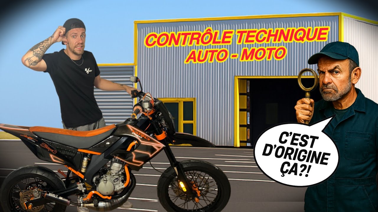 UNE 50CC KITÉ AU CONTROLE TECHNIQUE ÇA FAIT QUOI ?! 🔎🗓️