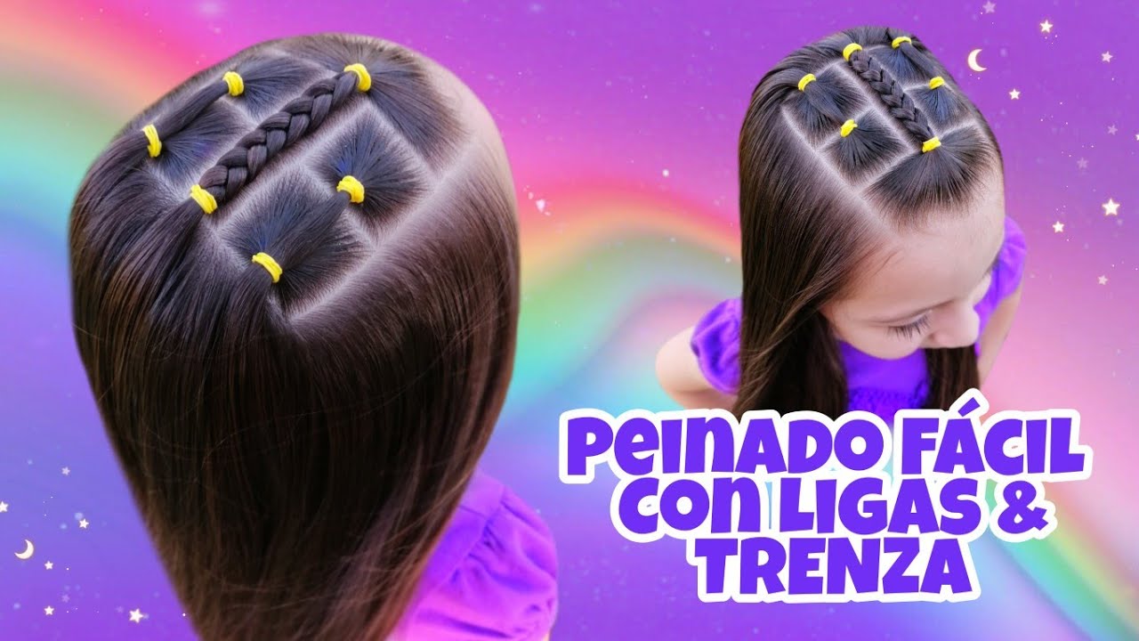 PEINADO PARA NIÑA / FÁCIL Y BONITO + TÉCNICA PARA UN TRENZADO PERFECTO 😱