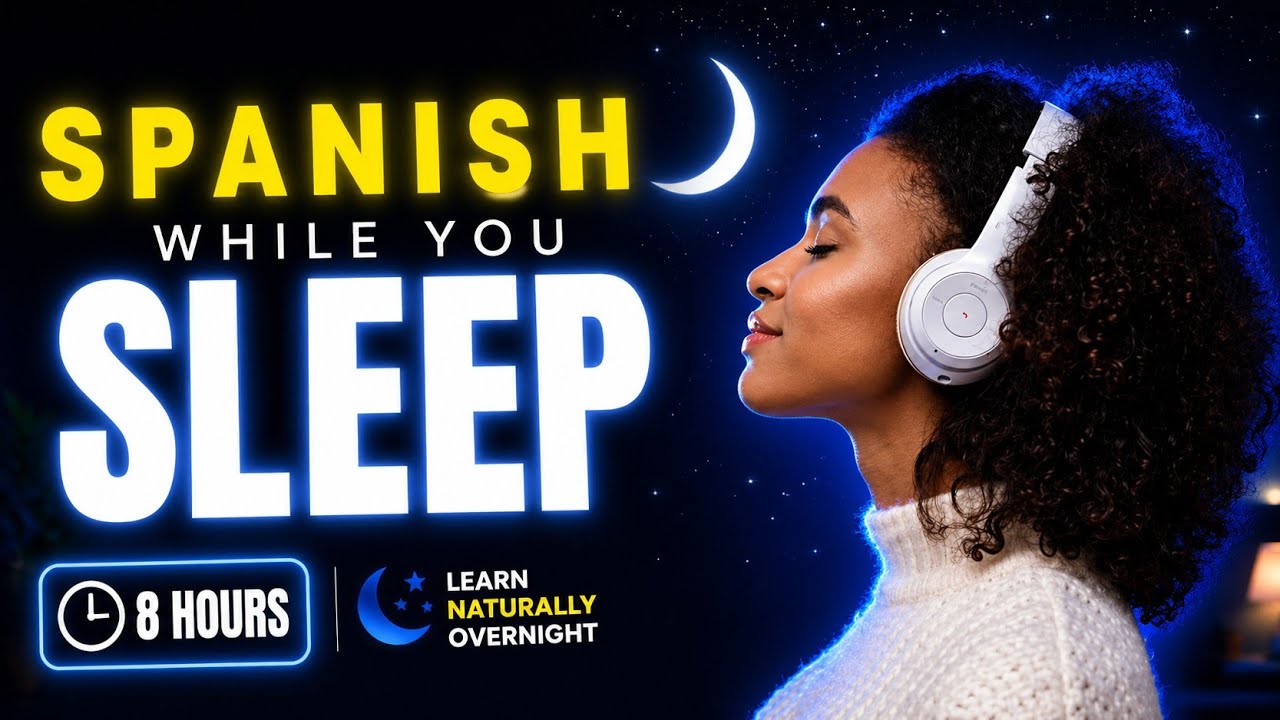 Sleep Spanish Vocabulary: 1000+ Intermediate Spanish Words (Sleep Learning)