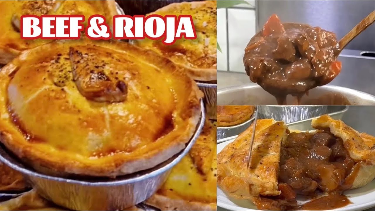 Пирожки из песочного теста с говядиной, грибами и красным вином Риоха (я готовлю дюжину) #chefarc...