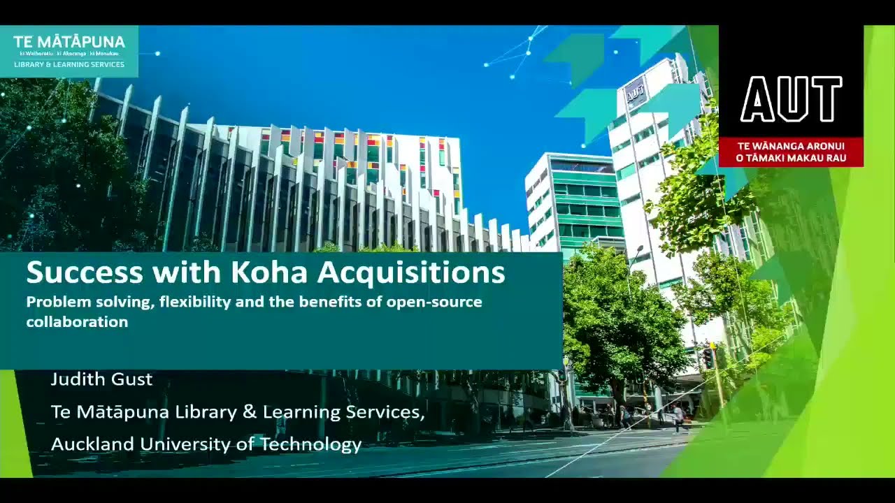 Kohacon25 Day 2 - Success with Koha Acquisitions: