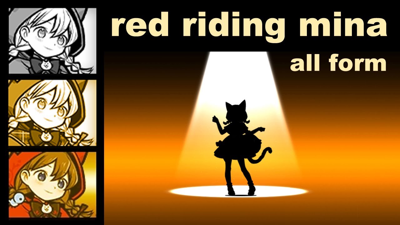 Red Riding Mina, Crimson Mina, Awakened Mina - Special Cat - Battle Cats