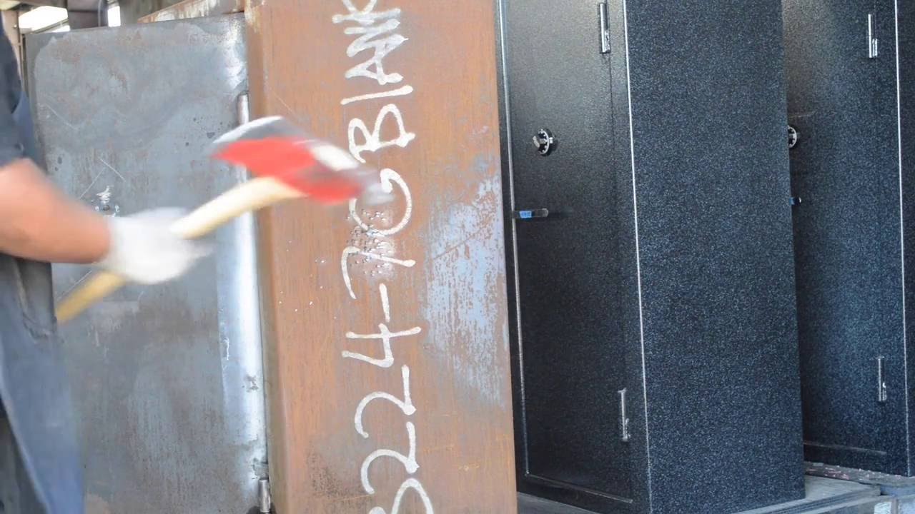 Breaking Into A Safe With An Axe | Sturdy Gun Safes 3/16