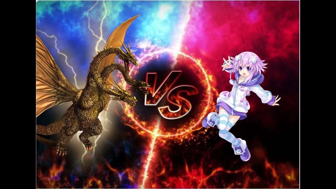 Mugen Request King Ghidorah EX vs Neptune