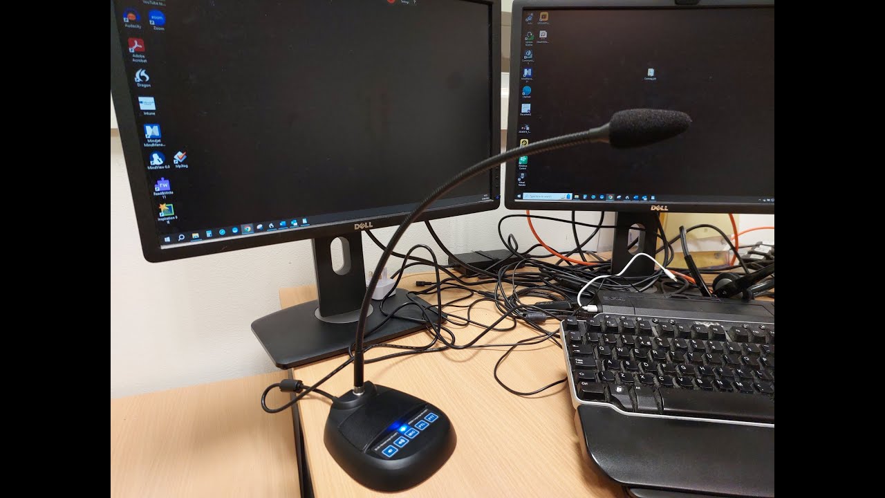 USB 6-in-1 TableMike with Dragon Professional Individual 16