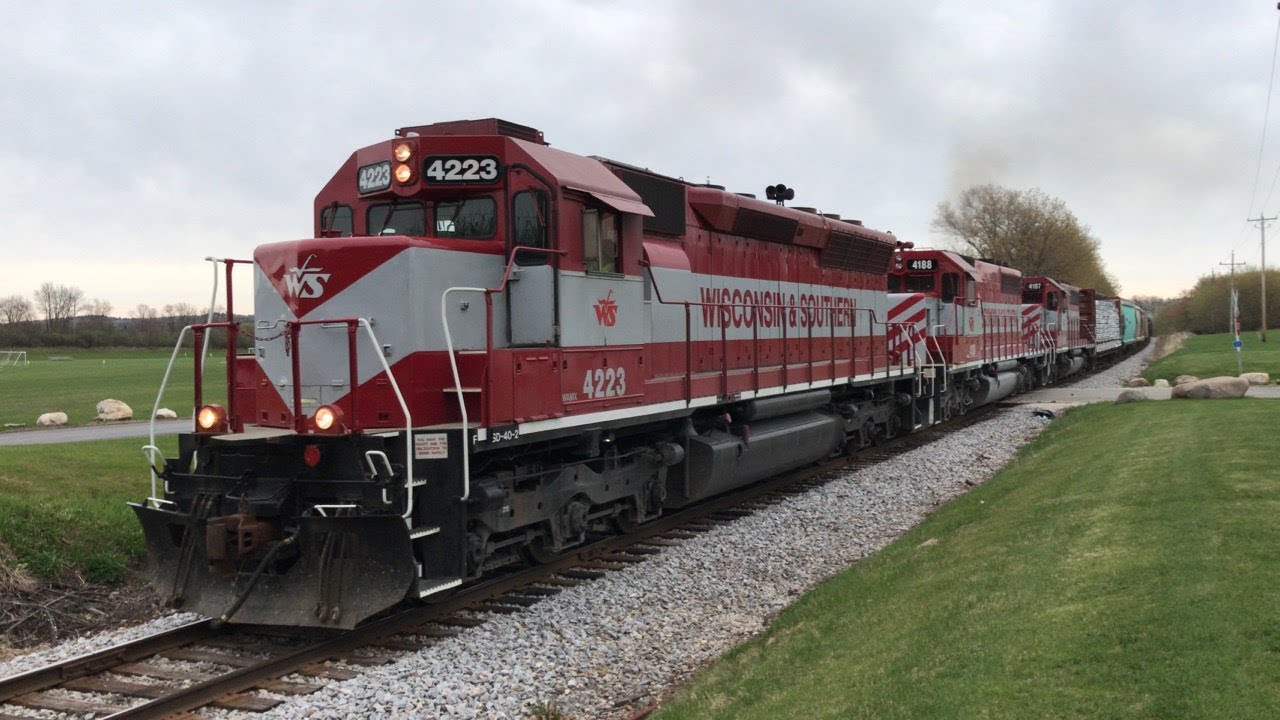 Wisconsin & Southern T004's at Duplainville, WI 4/19/19 to 4/27/19