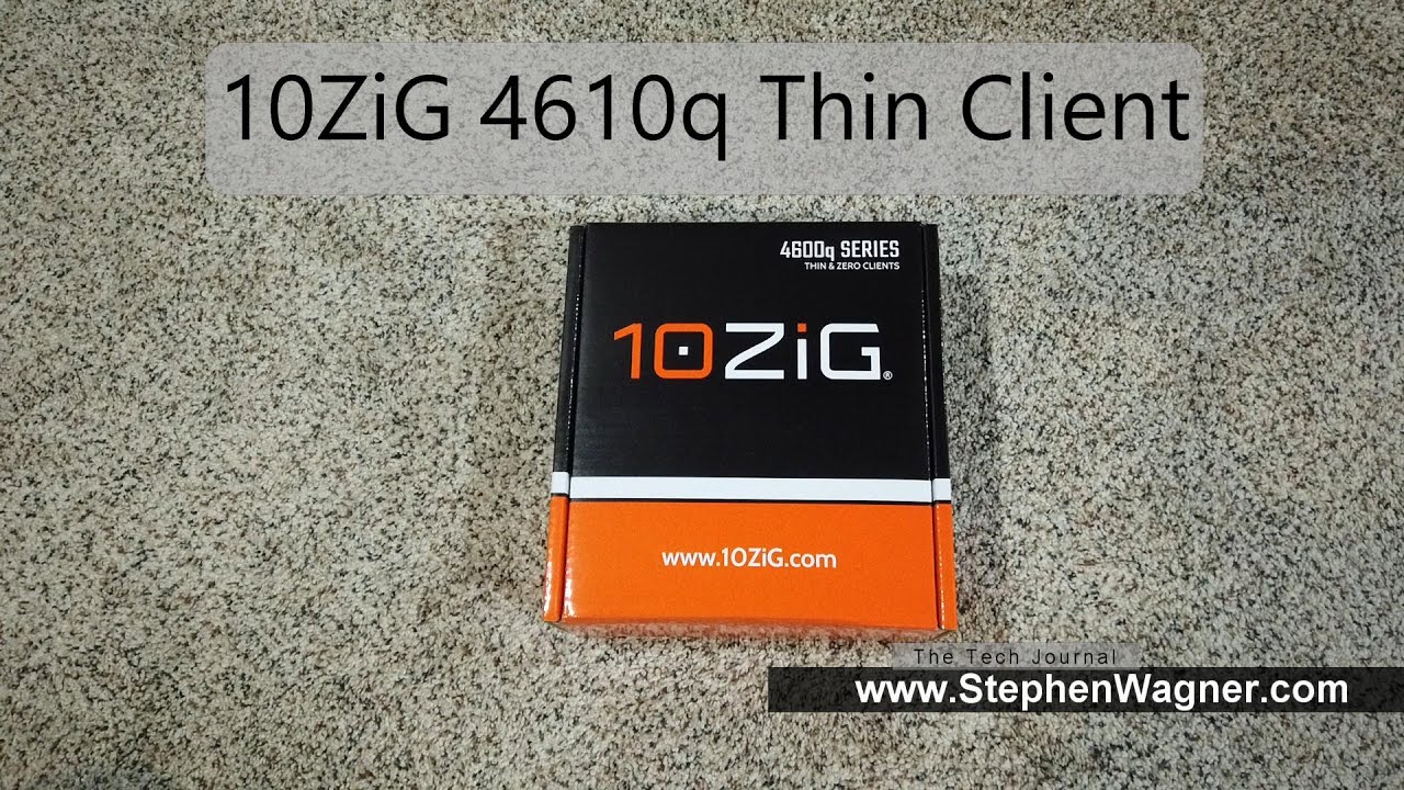Видео распаковки тонкого клиента 10ZiG 4610q Windows 10