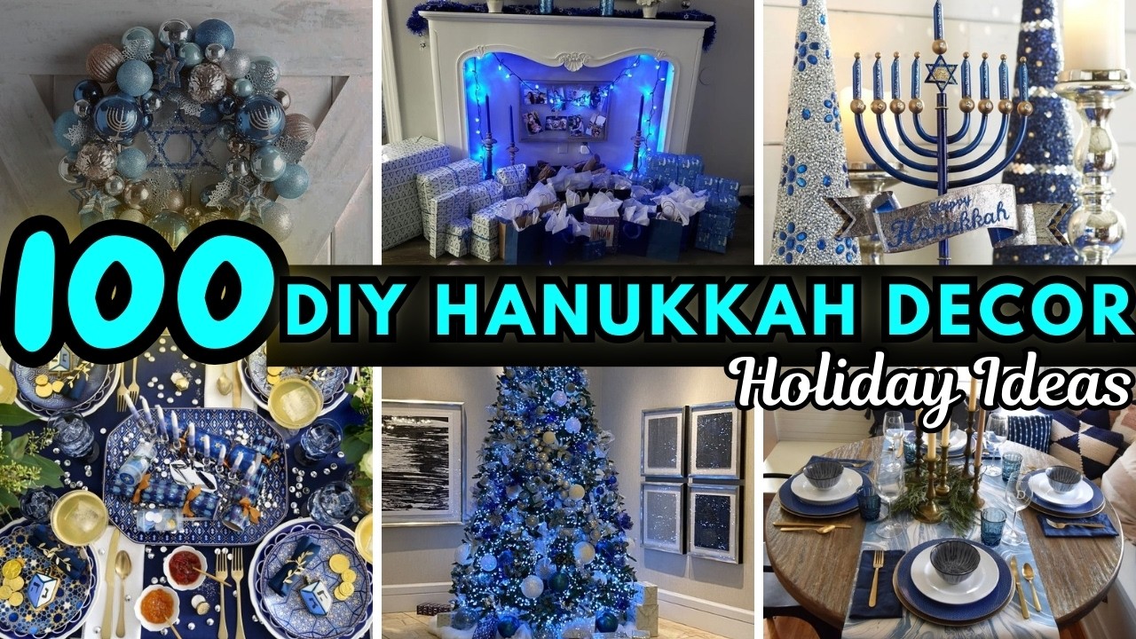 🕎 100 простых идей для украшения Хануки своими руками в 2025 году 🏡 Вечеринка, венок, стол, празд...
