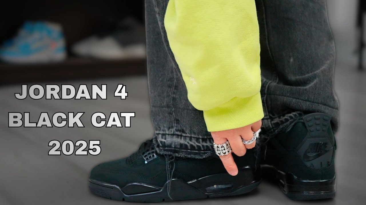 Jordan 4 Black Cat возвращаются в 2025 году — полный обзор и пеший обзор