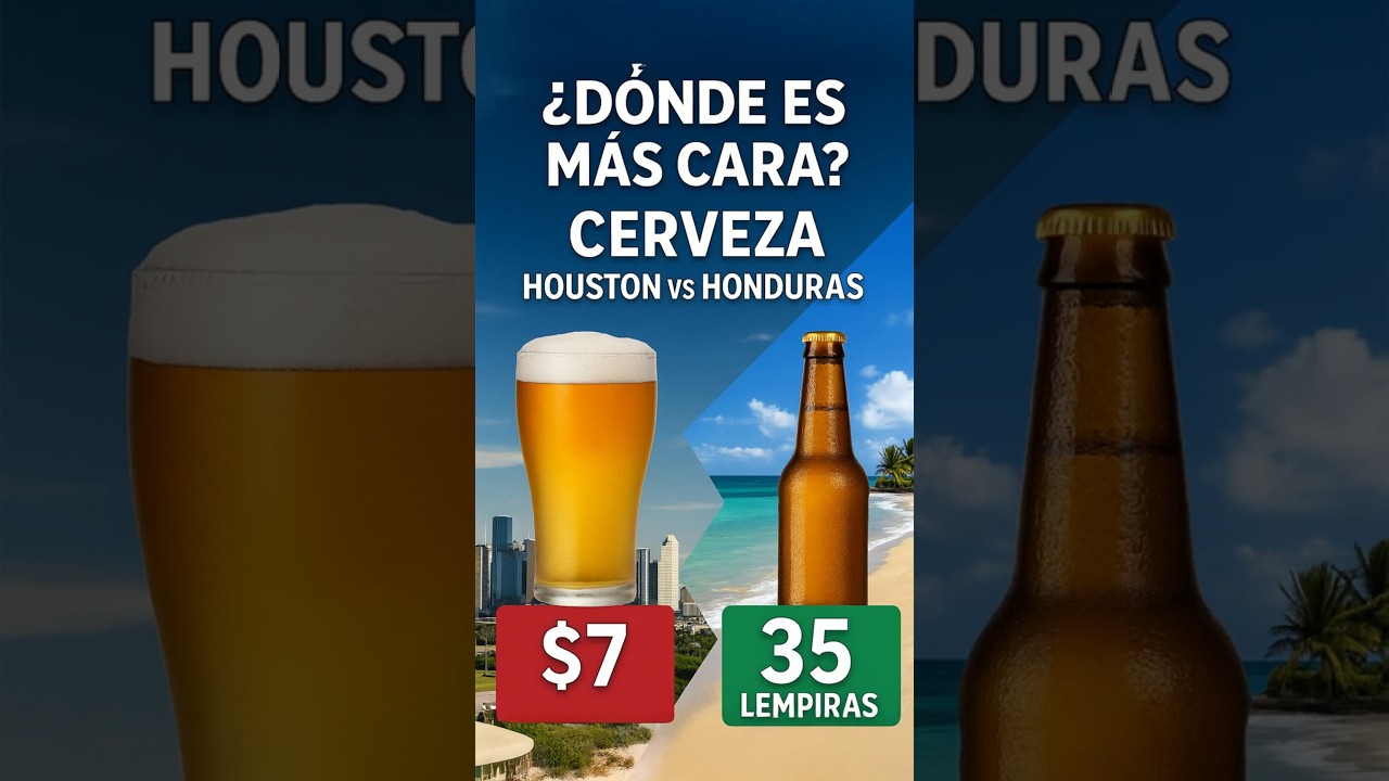 &iquest;Cu&aacute;nto cuesta una cerveza en Houston VS Honduras 🍺 #palcotv #comparaciones