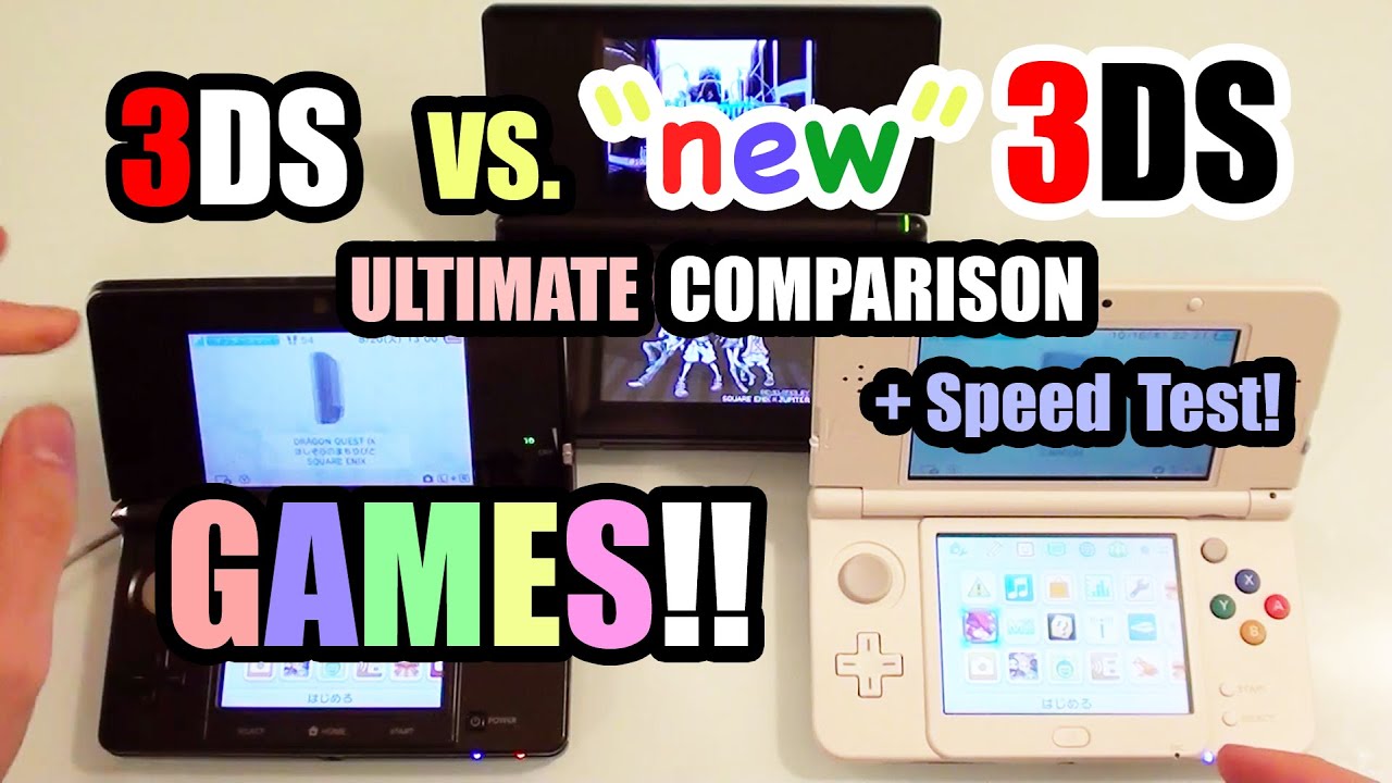 3DS против НОВОЙ Nintendo 3DS — ПОЛНОЕ СРАВНЕНИЕ [Игры]