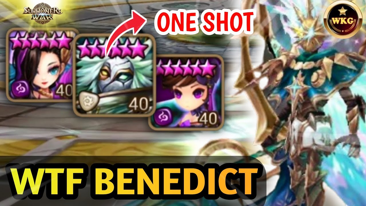 HIGH DAMAGE! BENEDICT COMBO IS BROKEN IN RTA SUMMONERS WAR