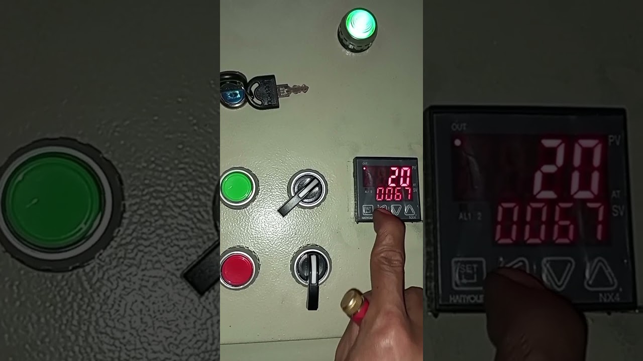 Cara merakit panel control pemanas heater dengan ssr solid state relay.
