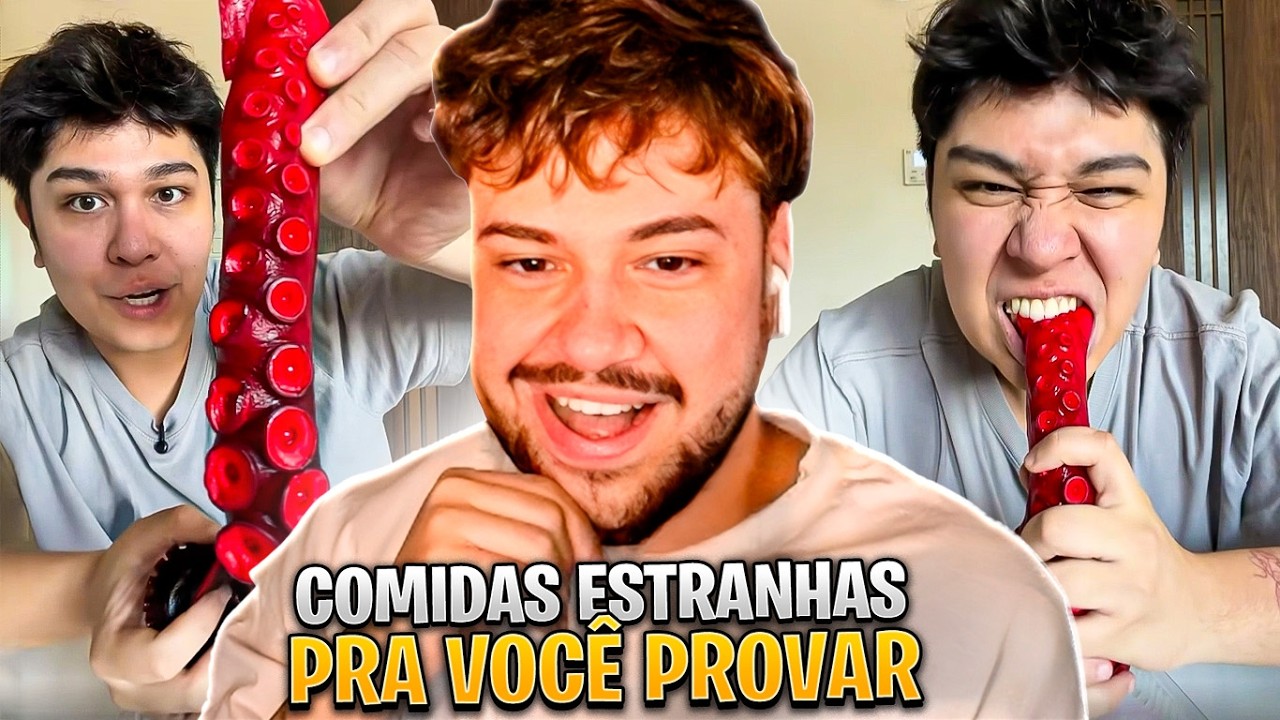 PROVANDO POLVO GIGANTE NO JAPÃO! - React Tiktoks