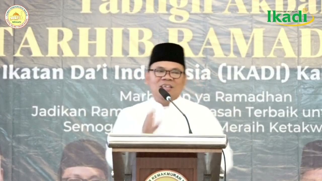 Sambutan Drs. H. Umar Nasir Assubhi, M.Si. (Kepala Kantor Kementerian Agama) | Tabligh Akbar IKADI