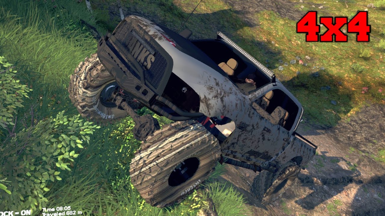 Mega Ram 4x4 Offroad | Ruta por Montaña, ríos y lodo