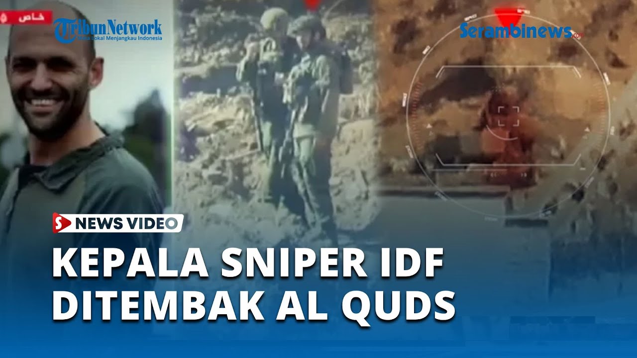 Tentara Israel Lengah! Kepala Sniper IDF Ditembak Al Quds Langsung Jatuh