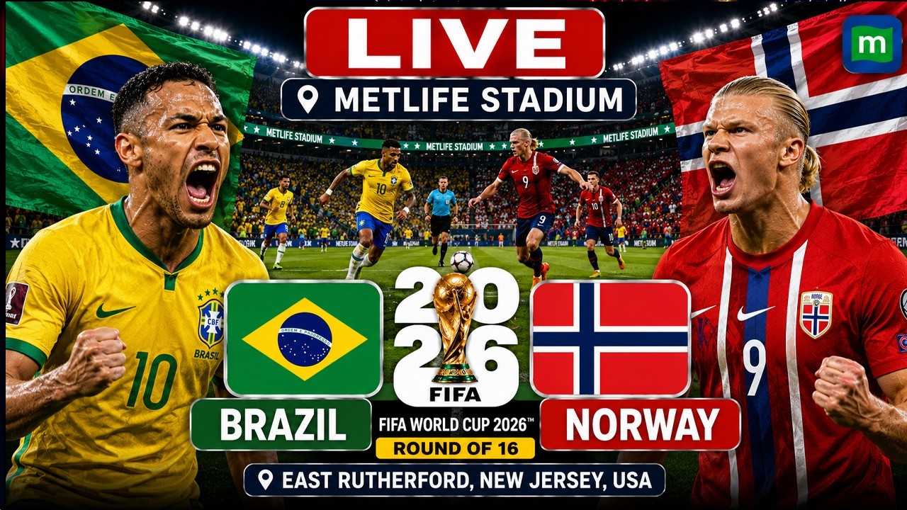 🔴 Brazil vs Norway LIVE Match Today: FIFA World Cup 2026 Round of 16 | Live Football Match | N18G
