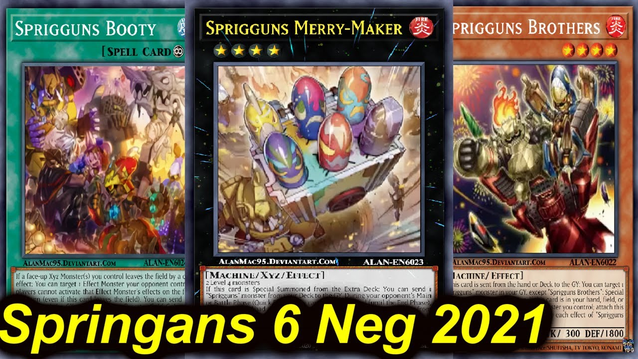 【YGOPRO】SPRINGANS 6 NEGATES DECK 2021