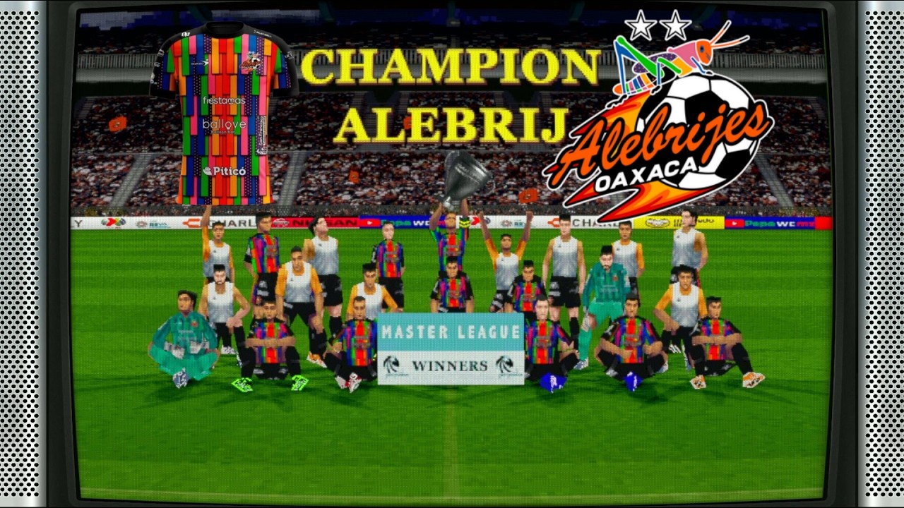 Winning Eleven (PS1): Liga MX CL '26 🇲🇽 - Alebrijes de Oaxaca 🦗 Master League highlights