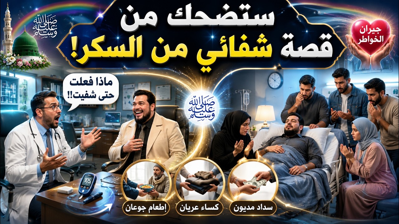 الحلقة(30):ستضحك حتى تستلقي على ظهرك،في قصة شفائي من مرض السكر،وجبران الخواطر بالصلاة على النبي ﷺ