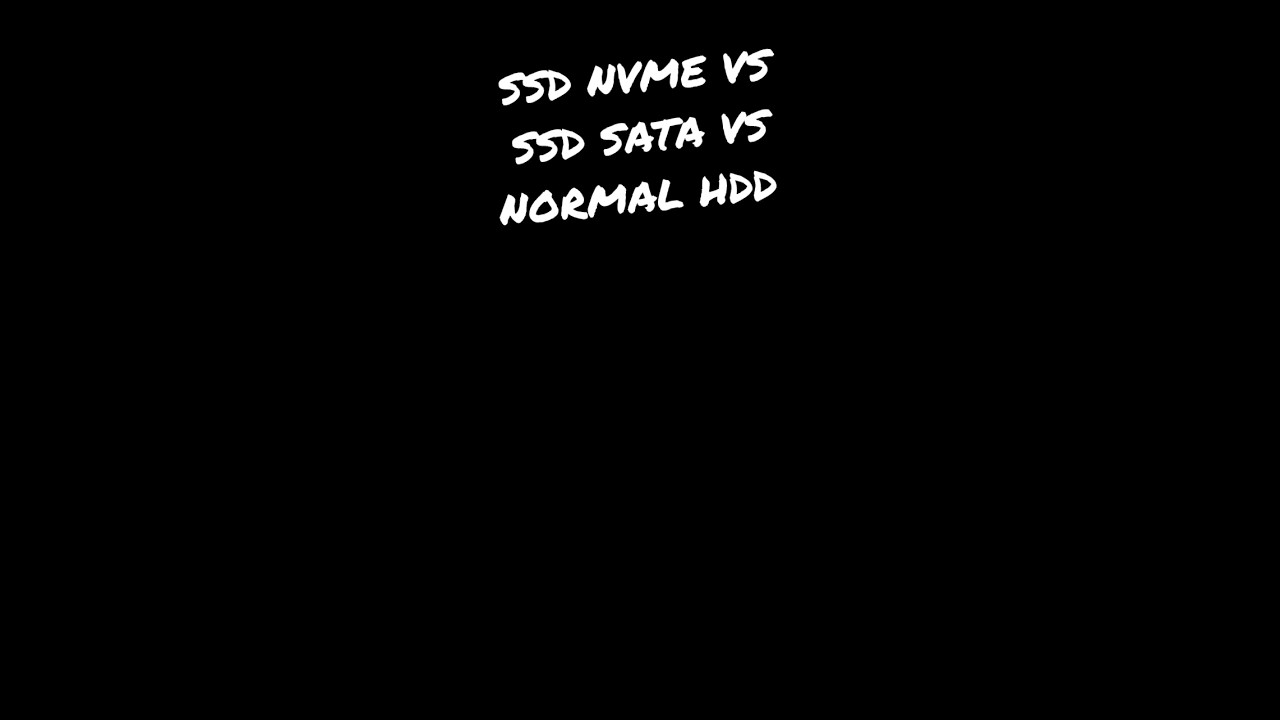 Duelo de velocidad: NVME, SATA y HDD se enfrentan #shorts