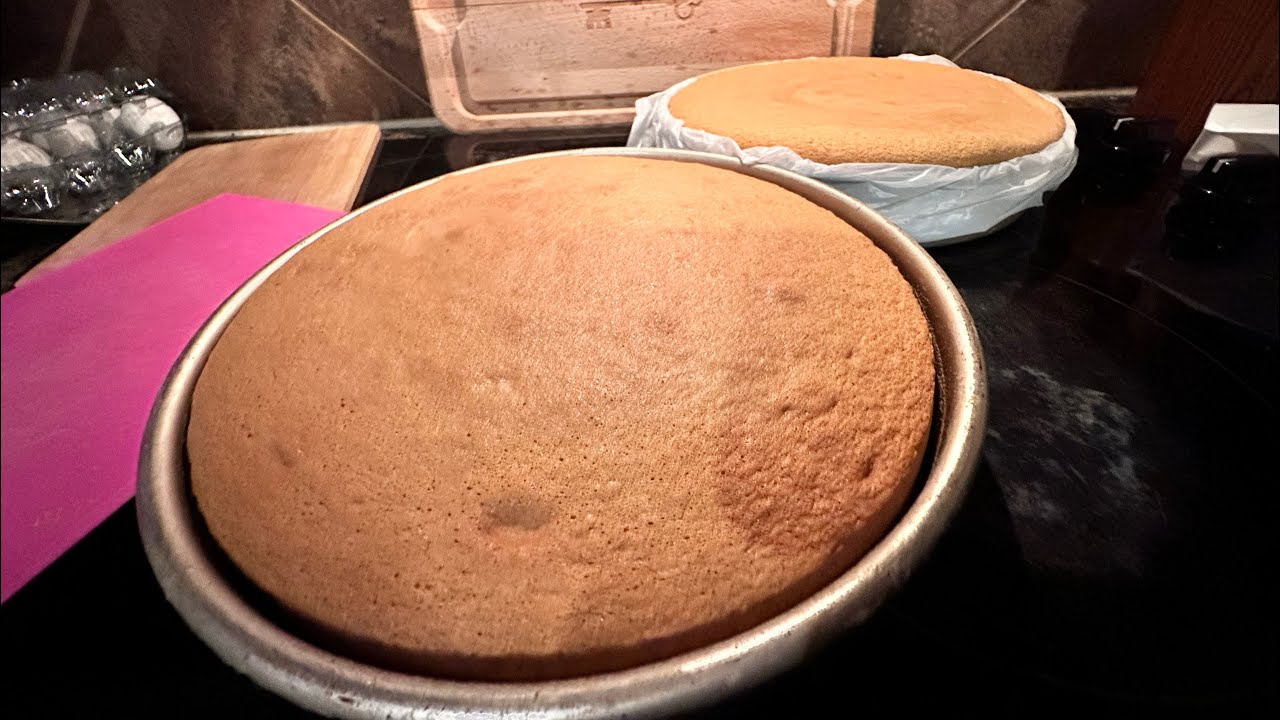 Pan esponja para 30 a 35 personas ￼