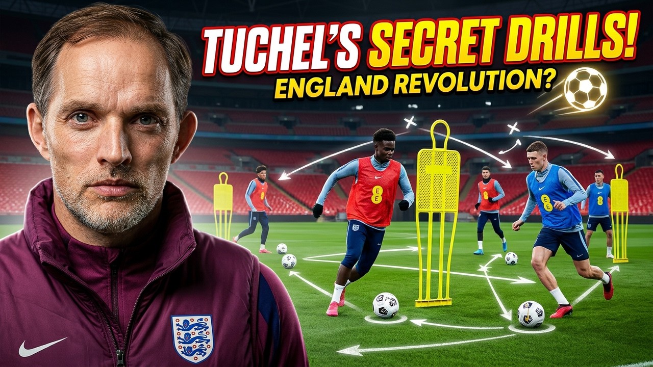 ⚽ 🔰England Training Session by Thomas Tuchel / Full Warm Up With Ball + Passing Drills