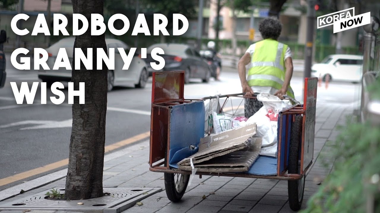 Seoul’s elderly cardboard collectors living on $3 a day transform into active advertisers