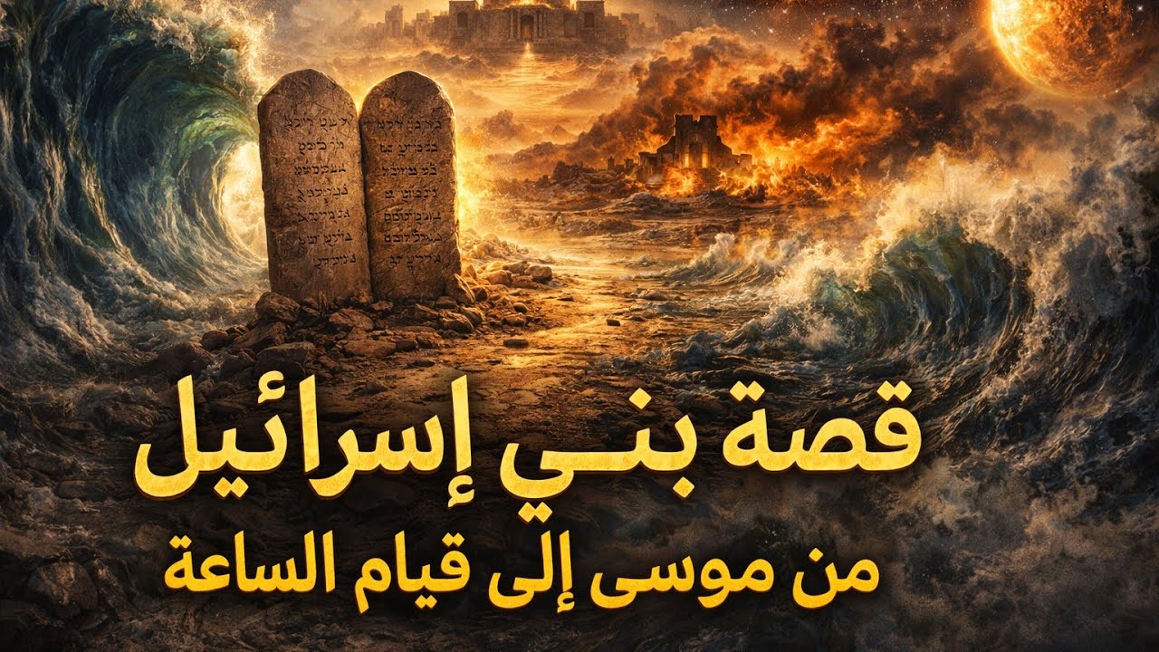 قصة بنو إسرائيل من البداية من عهد كليم الله موسي إلى أن تقوم الساعه #قصص #ai#قرآن 