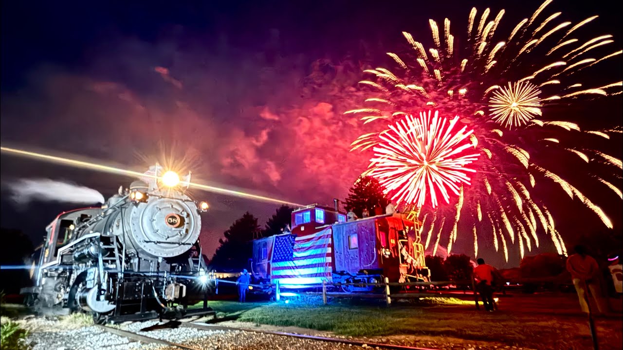 Wilmington & Western Railroad’s 4th Of July Special 2024!! Featuring Steam And More!!!