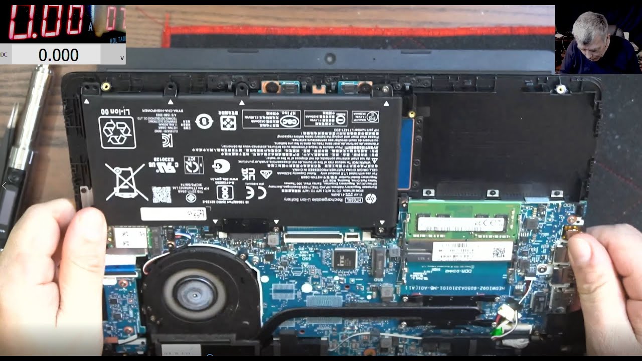 Подсветка ноутбука включена, но изображения нет — ноутбук HP 14-cf2044nia, ремонт экрана