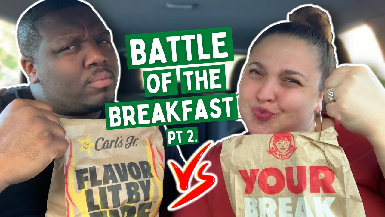 Battle Breakfast Sandwich PT 2. [Wendy's Vs Carl's Jr.]