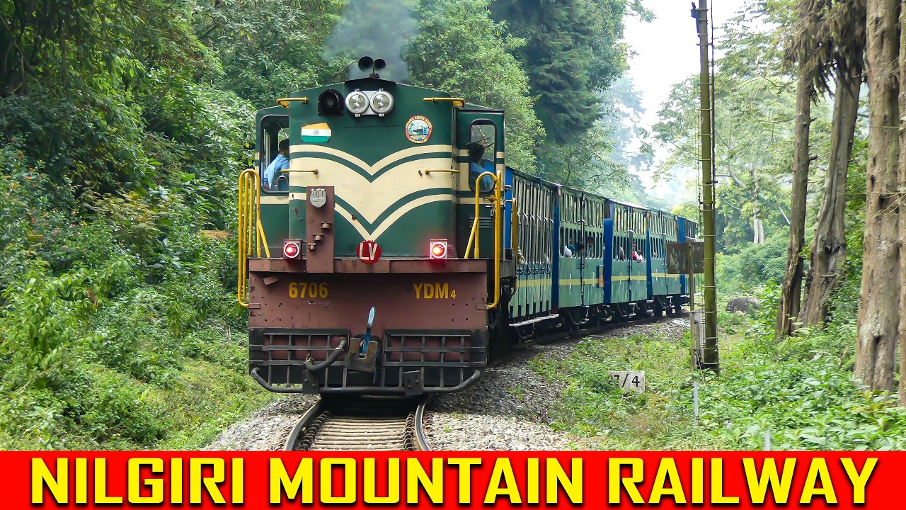 Classic Looking YDM 4 pushes the MOUNTAIN Train UPHILL | COONOOR UDAGAMANDALAM Passenger