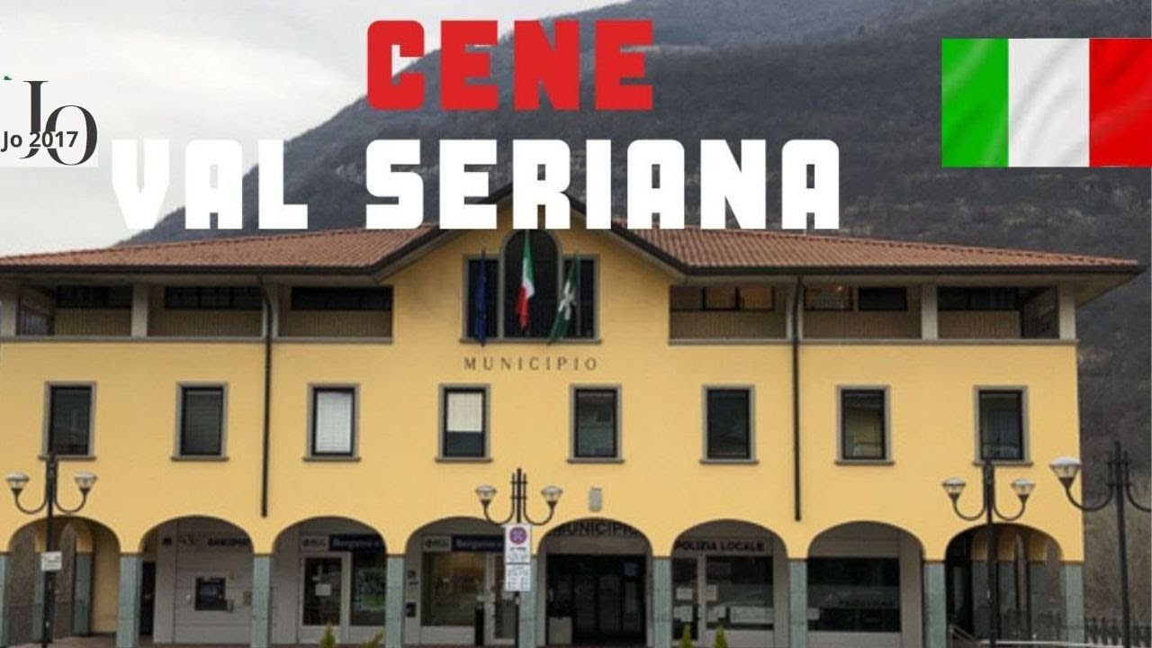 Cene val Seriana vista dal cielo (Bergamo) 🇮🇹
