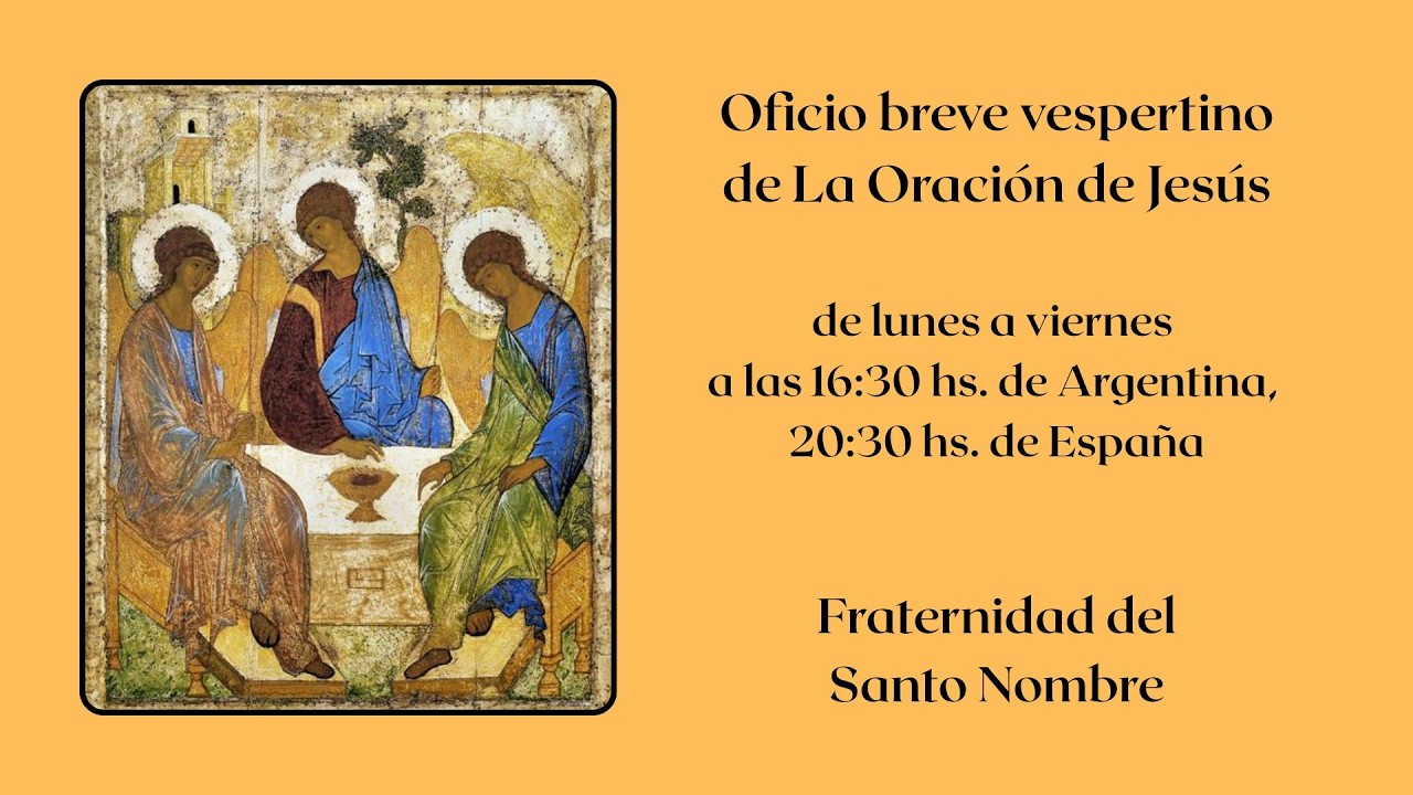 Oraciones de la Fraternidad - Espacio abierto de recogimiento, oración y silencio